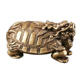 Home Hollow Office Decoration Dragon Turtle Small Copper Handicraft Ornaments