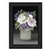 Lilac Mason Jar Floral by House Fenway Print Wall Art Wood Multi-Color