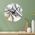 Walplus 15.75 x 15.75 Spiral Fractal Abstract Wall Clock