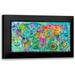 Dean Russo Collection 14x10 Black Modern Framed Museum Art Print Titled - World Map