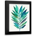 Warren Annie 15x18 Black Modern Framed Museum Art Print Titled - Palm Frond Flow II