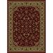 953-1311-BURGUNDY Castello Rectangular Burgundy Traditional Italy Area Rug 5 ft. 5 in. W x 7 ft. 7 in. H