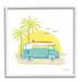 Stupell Industries Summertime Tropical Bus Sunshine Palm Tree Travel Illustration 12 x 12 Design by Farida Zaman