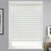 MOOD Custom Faux Wood Blinds | 27 Inch Blinds for Windows | 27 Inches Wide x 36 Inch Tall | 2 Inch Cordless Blackout Venetian Shade for Interior Windows and Doors | Luxe White | 27 W x 36 H