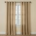 Brylanehome Poly Cotton Canvas Grommet Panel - 48I W 84I L Sand Window Curtain Drape
