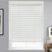 MOOD Custom Faux Wood Blinds | 67 Inch Blinds for Windows | 67 Inches Wide x 36 Inch Tall | 2 Inch Cordless Blackout Venetian Shade for Interior Windows and Doors | Luxe White | 67 W x 36 H