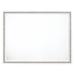 46 Inch Solid Wood Mirror Shimmering Silver Accent Landscape White
