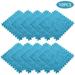 10pcs Interlocking Carpet Shaggy Soft EVA Foam Mats Fluffy Area Rugs Protective Floor Tiles Exercise Play Mat for Children Kids Room Home Parlor Bedroom