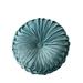 Round Cushions Pillows Solid Color Velvet Chair Sofa Pumpkin Throw Pillow Pleated Round Pillow for Home Bed Car Decor Floor Pillow Cushion