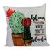 Bloom Where You re Planted | Pillow Cover | Good Vibes Only | Cactus Pillow | Famous Quotes | Motivational Quotes | Bedroom Decor