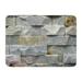 LADDKE Abstract Pattern Rock Wall Architecture Block Doormat Floor Rug Bath Mat 30x18 inch