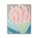 Stupell Industries Hatched Pattern Dahlia Bud Pink Spring Blooms Canvas Wall Art 30 x 40 Design by Ziwei Li