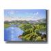 Epic Graffiti Hudson River Near West Point In 1865 by Eduardo Camoes Canvas Wall Art 16 x12