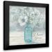 Coulter Cynthia 15x15 Black Modern Framed Museum Art Print Titled - Vintage Jar Bouquet Sentiment II