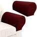 2pcs Sofa Arm Covers Armrest Cover High-Grade Spandex Stretch Arm Caps Waterproof Furniture Protector Dustproof Sofa Towel Slipcovers Armchairs Covers for Sofa Couches Recliner Armchairs