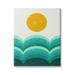 Stupell Indtries Sun Rising over Green Hills Abstract Geometric Arches 24 x 30 Design by Daphne Polselli