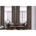 3S Brother s Home Decorative Grey Curtains 100 Wide Extra Long Luxury Colors Linen Look Custom Made 5-25 Feet Made in Turkey Hang Back Tab & Rod Pocket Single Panel Home DÃ©cor (100 Wx264 L)