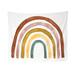 VerPetridure Rainbow Tapestry Wall Decor Rainbow Wall Hanging Hand Sewn Edges Boho Colors