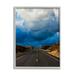 Stupell Industries Highway Road Low Hanging Clouds Rural Countryside Photograph Gray Framed Art Print Wall Art Design by Steve Smith