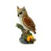 Owl On Branch Figurine