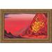Order of Rigden Jyepo 24x18 Gold Ornate Wood Framed Canvas Art by Nicholas Roerich