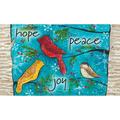 Toland Home Garden Peace Birds Doormat