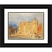 John Sell Cotman 14x11 Black Ornate Wood Framed Double Matted Museum Art Print Titled: The Abbatial House Abbey of St. Ouen Silent (1824-31)