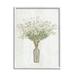 Stupell Industries Delicate Cottage Wildflowers Bouquet Weathered Grainy Pattern Graphic Art White Framed Art Print Wall Art Design by Ziwei Li