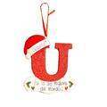 YUEHAO Christmas Ornaments Clearance Hangs Personalized Christmas 26 Letter Ornaments Personalized Christmas Letter Decorations Home Decor