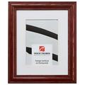 Craig Frames Wiltshire 440 12x36 inch Cherry Red Picture Frame Matted for an 8x32 Photo