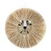 Animal Head Hand-Woven Wall Hanging Craft Cartoon Lion Tiger Straw and Cotton Thread Weaving Wall Pendant Nursery Room Wall Art Decor for Home Bedroom Living Room Decoration