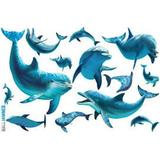 Advanced Graphics WJ-Dolphins 2x3 2 x 3 in. Dolphins Wall Jammer