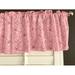 Cotton Window Valance Floral Paisley Bandanna Print 58 Inch Wide Pink