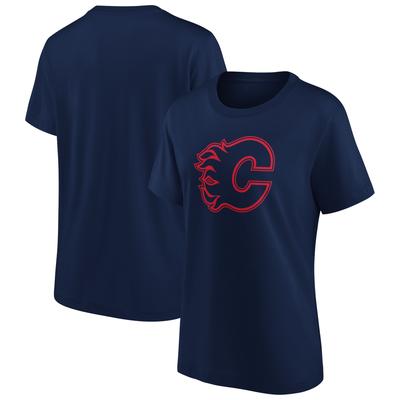 Calgary Flames Fanatics Branded Mono Logo Graphic T-Shirt – Damen Image