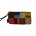 Coach Bags | Coach Womens Patchwork Canvas Leather Suede Wristlet | Color: Red/Tan | Size: Os