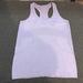 Lululemon Athletica Tops | Lululemon Light Purple Life Is Too Short Tank Top Size 8 | Color: Purple | Size: 8