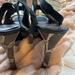 Jessica Simpson Shoes | Jessica Simpson Heel, Leather, Straps And Suede. Excellent Condition | Color: Black/Gray | Size: 10