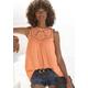 Crepebluse BUFFALO Gr. 48, orange (bright peach) Damen Blusen Strandtops