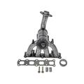 2007-2008 Dodge Caliber Exhaust Manifold with Integrated Catalytic Converter - Dorman