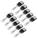 Walmeck 10Pcs Electric Cloning Universal Gate Garage Door Opener Remote Control Fobs 433MHz Replacement Key Fob