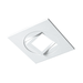 NICOR Lighting 4 inch White Square Multi-Adjustable Recessed LED Downlight 5000K (DQR4MA11205KWH)