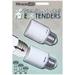 Miracle LED 605150 U.L. Listed Socket Extenders for LED Bulb White 2-pack