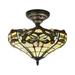 Dale Tiffany Cabrini Tiffany Semi Flush Mount