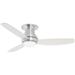 CF145LBS-Emerson Fans-Curva Sky - 44 Inch 3 Blade Indoor Ceiling Fan with Light Kit Brushed Steel