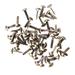 Hemoton 100pcs Paper Fasteners Electroplating Brads Round Metal Brads for Crafts DIY 4.5x8mm (Bronze)