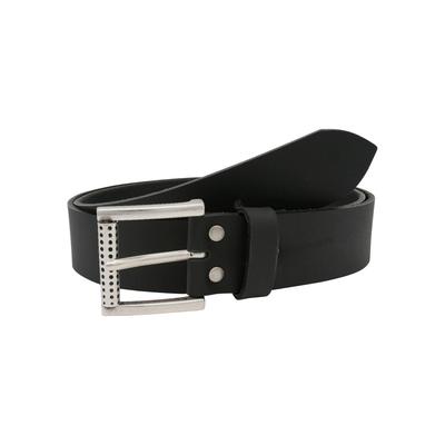 Ledergürtel ANNAMATONI, Damen, Gr. 85, schwarz, Büffelleder, unifarben, klassisch,modisch,sportlich, Gürtel, Rustikaler Herrengürtel Image