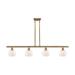 Innovations Lighting Bruno Marashlian Fenton 48 Inch 4 Light Linear Suspension Light - 516-4I-BB-G91-LED