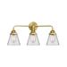 Innovations Lighting Bruno Marashlian Cone 24 Inch 3 Light Bath Vanity Light - 288-3W-BPN-G63-LED