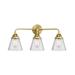 Innovations Lighting Bruno Marashlian Cone 24 Inch 3 Light Bath Vanity Light - 288-3W-SG-G64-LED