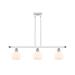 Innovations Lighting Bruno Marashlian Athens 36 Inch 3 Light Linear Suspension Light - 516-3I-SG-G124-6-LED